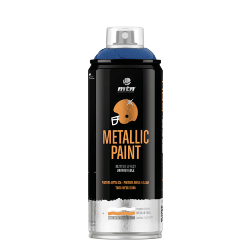 Аерозольна фарба MONTANA PRO Metallic Paint R-5026 400 мл Темно-синій, EX014PR5026