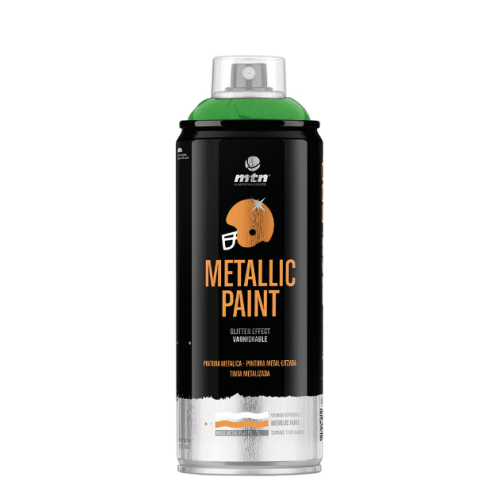 Аерозольна фарба MONTANA PRO Metallic Paint R-6035 400 мл Зелений, EX014PR6035