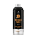 Аерозольна фарба MONTANA PRO Metallic Paint R-9011 400 мл Чорний, EX014PR9011