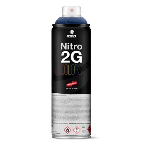 Аэрозольная матовая краска MONTANA 2G Colors R-5013 500 мл Navy Blue, EX015A5013M