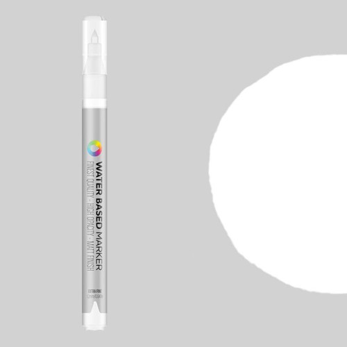 Маркер на водной основе 1,2 мм MONTANA WB-003 Titanium White, SPRO0125003