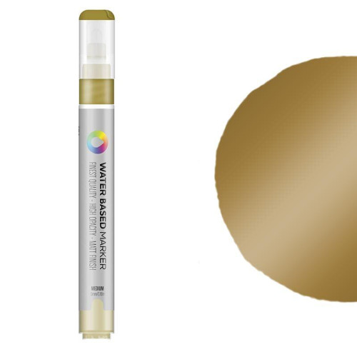 Маркер на водной основе 5 мм MONTANA WB-029 Gold Metal, SPRO0119029