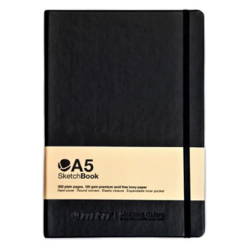 Скетчбук А5 MONTANA SketchBook на резинке, 100 л. (120 г-м2), бумага Ivory, SPLI0105001