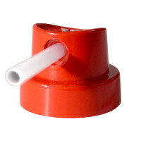 Ковпачок 2 см-0,8 см Needle для аерозольної фарби MONTANA, червоно-білий, MD1000223C 