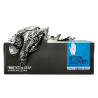 Перчатки защитные нитриловые для работ с краской MONTANA черные, размер SM, SPPR0101101 (пара)