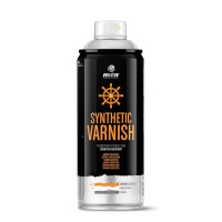 Аэрозольный лак MONTANA PRO Varnish Sintetico Satinado R-904 400 мл, EX014PR0904