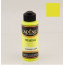 Акриловая краска Cadence Premium Acrylic Paint, 120 мл, Flouroscent Yellow Флуоресцентный желтый