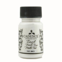 Акрилова фарба Cadence Dora Metallic Paint, 50 мл, Білий перламутровий