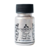 Акриловая краска Cadence Dora Metallic Paint, 50 мл, Бриллиантовый