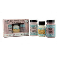 Набір вінтажних фарб Very Chalky Home Decor Cadence, 90+90+50 мл, CH13+CH11+віск