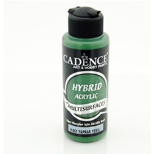 Акриловая краска для всех поверхностей Hybrid Acrylic Cadence № 51, 120 мл, Leaf Green Зеленый лис