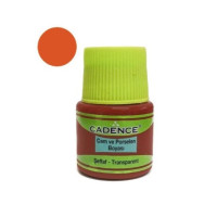 Фарба для скла прозора Vitrail Paint Cadence, 45 мл, Помаранчева