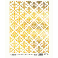 Декупажні картки з позолотою на рисовому папері Metel Leaf Gold Rise Cadence формат А3 А-020