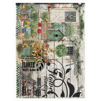 Декупажна карта формат А3 на рисовому папері Decoupage Cadence №356
