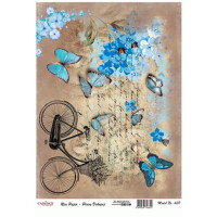 Декупажна карта формат А3 на рисовому папері Decoupage Cadence №338