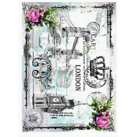 Декупажні картки на рисовому папері Rice Paper Decoupage Cadence, №451