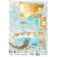 Декупажні картки на рисовому папері Rice Paper Decoupage Cadence, №442