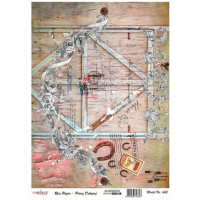 Декупажні картки на рисовому папері Rice Paper Decoupage Cadence, №443