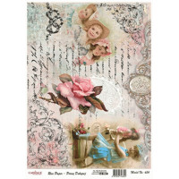 Декупажні картки на рисовому папері Rice Paper Decoupage Cadence, №454