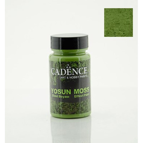 Акриловая краска для создания эффекта мха Dark Green Moss Effect Cadence, 90 мл, Темно-зеленый