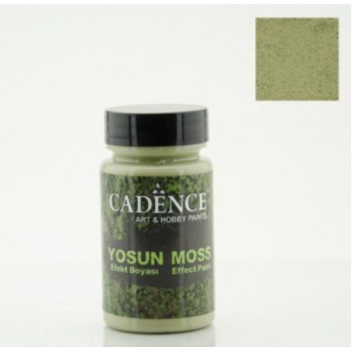 Акриловая краска для создания эффекта мха Light Green Moss Effect Cadence, 90 мл, Светло-зеленый