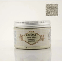 Об'ємна паста Dora Perla Metallic Relief Paste Cadence, 150 №1 Platinium Платина