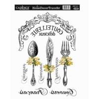 Чорні натирки Home Decor Transfer Cadence, 25х35 см, HDT-014