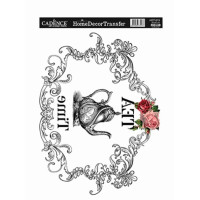 Чорні натирки Home Decor Transfer Cadence, 25х35 см, HDT-015