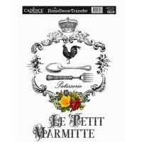Черные натирки Home Decor Transfer Cadence, 25х35 см, HDT-016