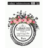 Чорні натирки Home Decor Transfer Cadence, 25х35 см, HDT-024