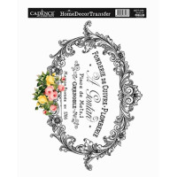 Чорні натирки Home Decor Transfer Cadence, 25х35 см, HDT-026