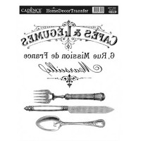 Чорні натирки Home Decor Transfer Cadence, 25х35 см, HDT-050