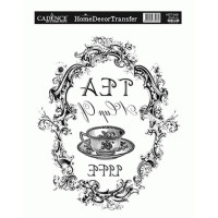 Чорні натирки Home Decor Transfer Cadence, 25х35 см, HDT-049