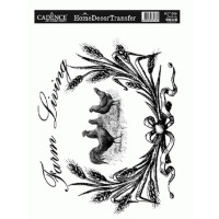 Чорні натирки Home Decor Transfer Cadence, 25х35 см, HDT-059