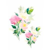 Трансферы для ткани Watercolor Fabric Transfer Cadence, 25х35 см, KTSB 016