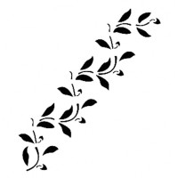 Трафарет бордюрний Cadence, серія K, 6*20 см, KI-116