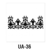 Трафарет Cadence UA Stensil, 10*25 см, UA-36