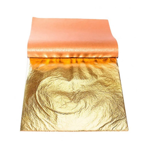 Поталь Imitation Metal Leaf, золото, 14*14 см, 25 шт, Divolo