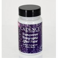 Прозора фарба-лак з голографічними блискітками Holographic Transparent Paint, Cadence, 90 мл