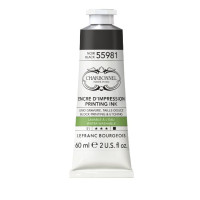 Краска гравюрная Charbonnel Water Washable Printing Ink 60 мл, Black 55981