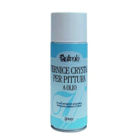 Лак для живописи Vernis spray Crystal, глянцевый, 400 мл, Divolo