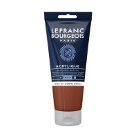 Акрилова фарба Lefranc Fine Acrylic Color 80 мл №481 Burnt Sienna Сієна палена