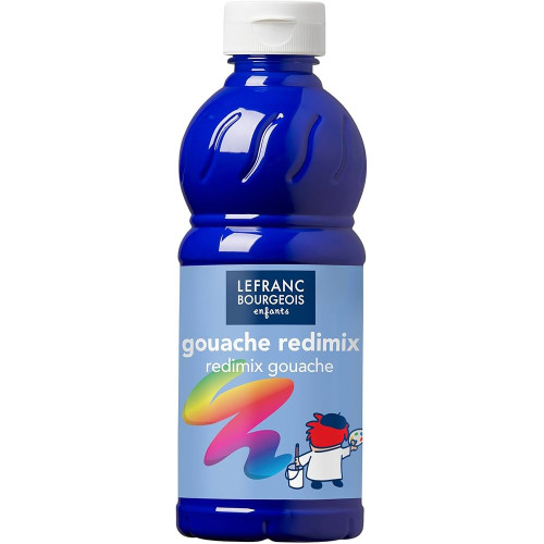 Краска гуашевая Redimix 500 мл, Ultramarine Ультрамарин Lefranc Bourgeois