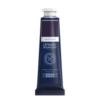 Масляная краска Lefranc Fine Oil, №604 Фиолетово-голубой Blue violet, 40 мл