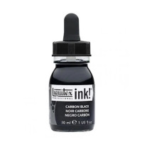 Пигментное чернило Liquitex Artists Acrylic Inks, 30 мл, №337 Carbon Black Черный карбон