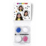 Набор красок для грима Snazaroo Mini Face Paint Festive Mask 3x3,75мл, Розовый, Синий, Белый