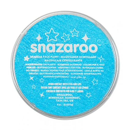 Грим для лица и тела перламутровый Snazaroo Sparkle, 18 мл, №48 Голубой