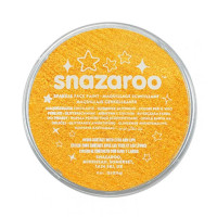 Грим для лица и тела перламутровый Snazaroo Sparkle, 18 мл, №22 Желтый