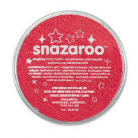Грим для лица и тела перламутровый Snazaroo Sparkle, 18 мл №55 Красный