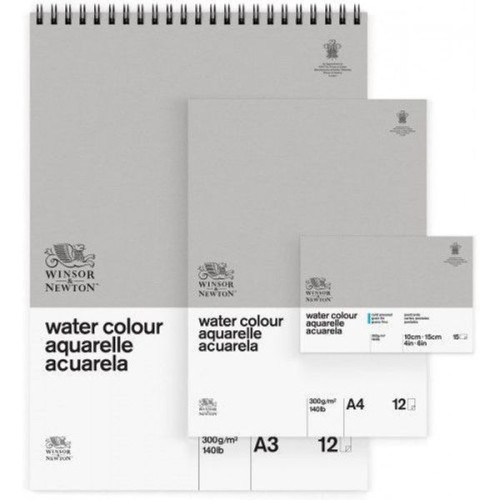 Папір для акварелі Winsor Вінзор 12 шт А5 300 гр холодного пресування Watercolour aquarelle Classic range Winsor 6667008